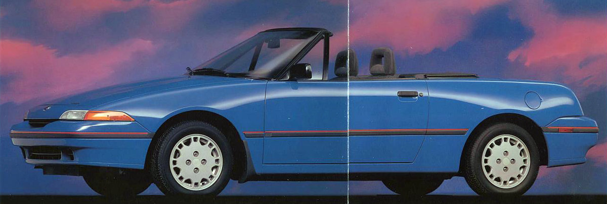 1991 Mercury Cougar LS and XR-7 XR7 Original 24-page Car Sales Brochure Catalog 